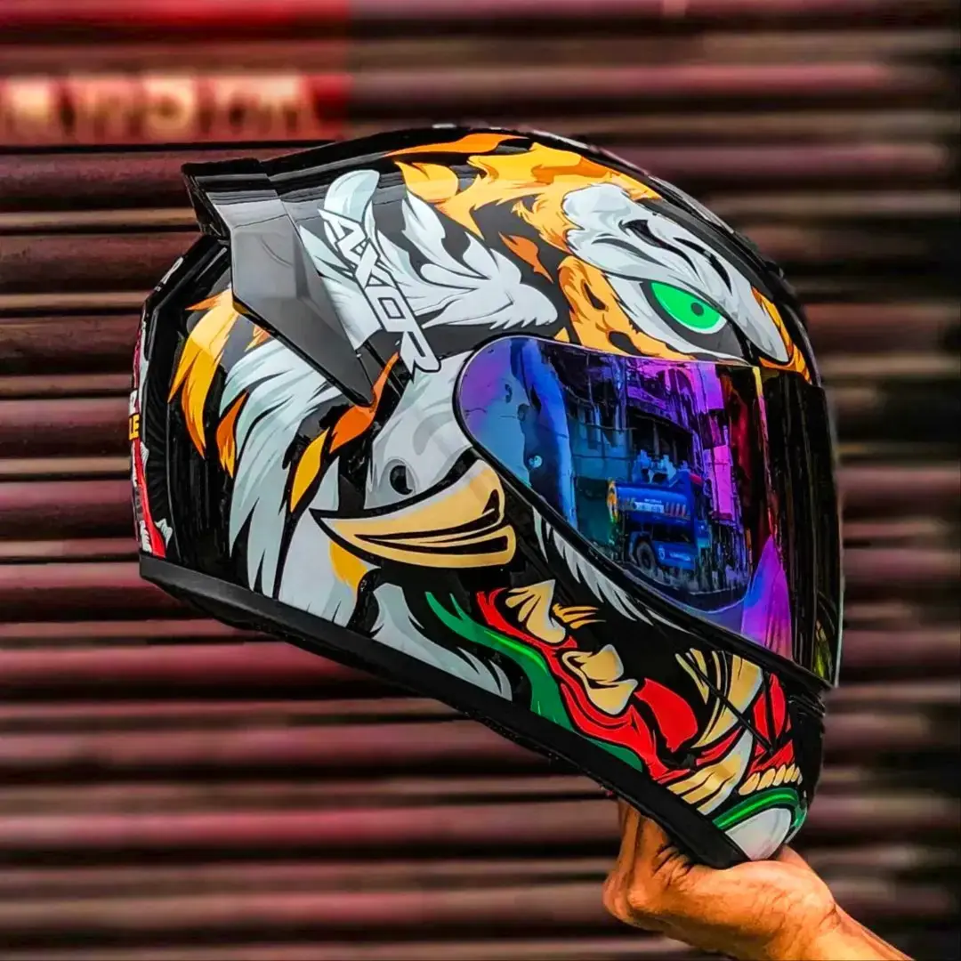 Buy Vega Helmet Matt Red Vega Bolt Zap Sonic Voyager Dragon Killer