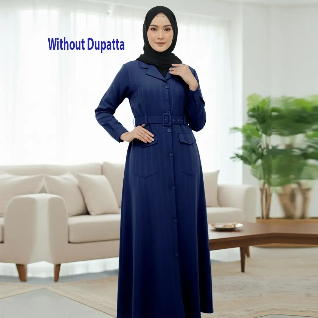white christmas dresses A-Line Abaya/Burqa for Women with Black Georgette Scarf S / 60 [+$ 4.99]