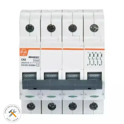Buy L&T Lauritz Knudsen Exora MCB 63 Amp C Curve Three Pole