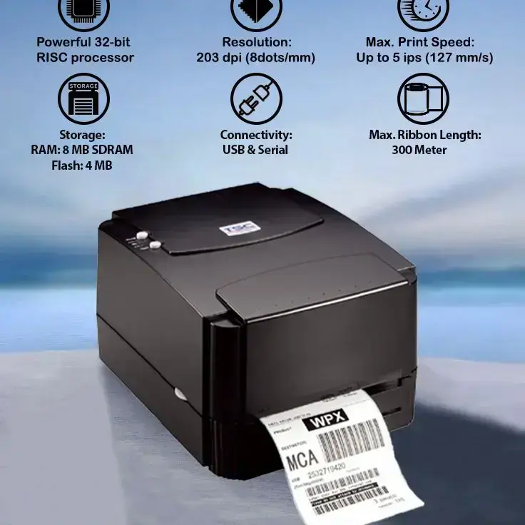 Buy TSC TE244 pro BARCODE LABEL PRINTER online at best price