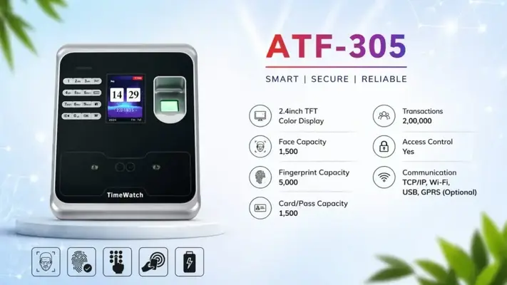 ATF-305SE TimeWatch Biometric Attendance Machine