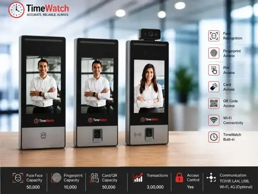 Timewatch TRUEFACE50/FP Thermal Biometric Attendance Machin