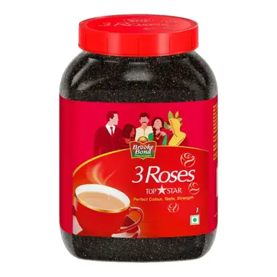 Buy Brooke Bond 3 Roses Tea Jar 250gms online at best price | Sujatha ...