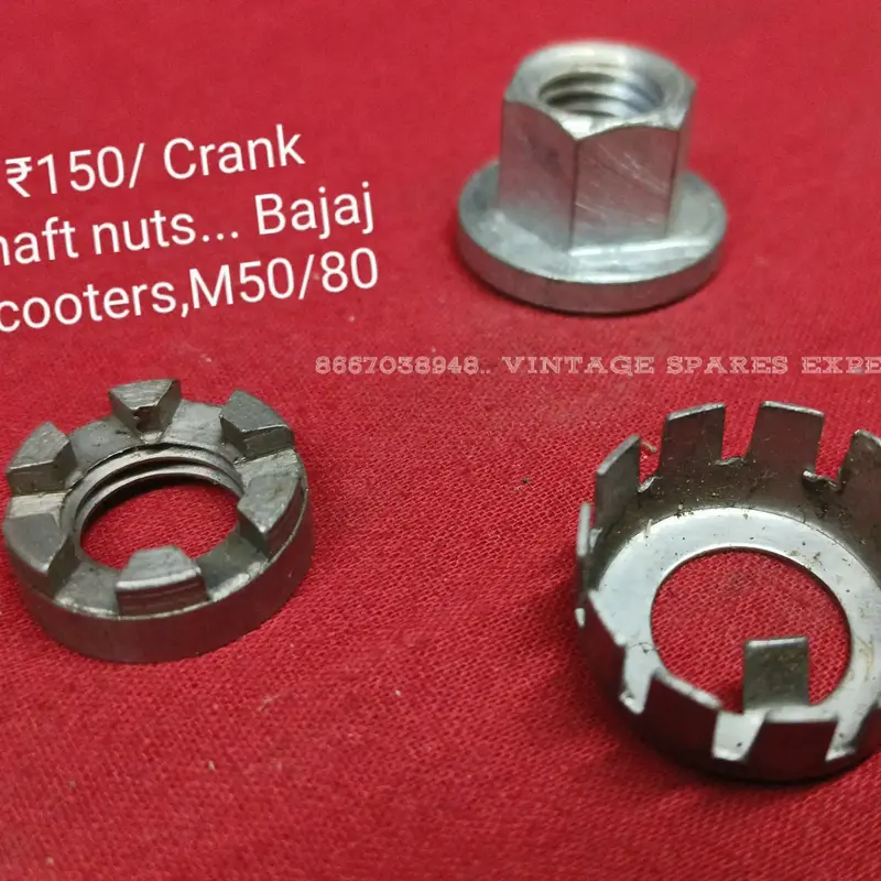 Buy Bajaj Scooters, M80 - Crank Shaft Nuts Pack online at best
