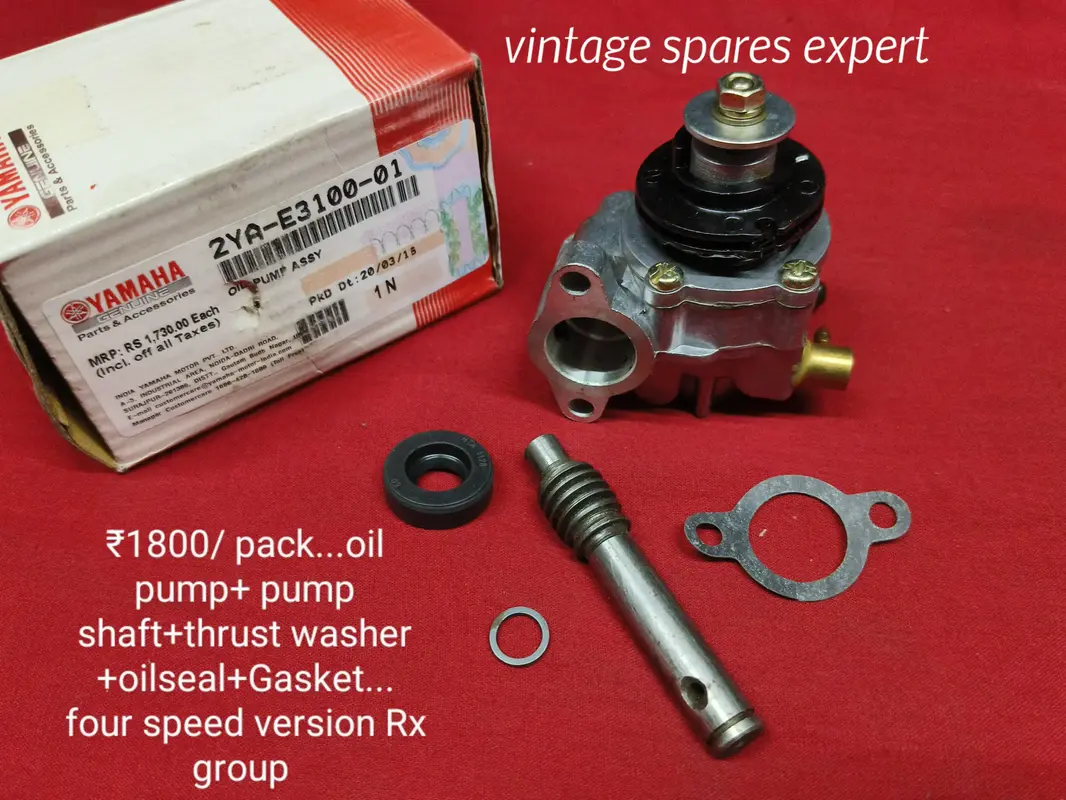 Yamaha Rx100 Oil Pump Price OIL PUMP RX100 JETLINE- Motorcycle