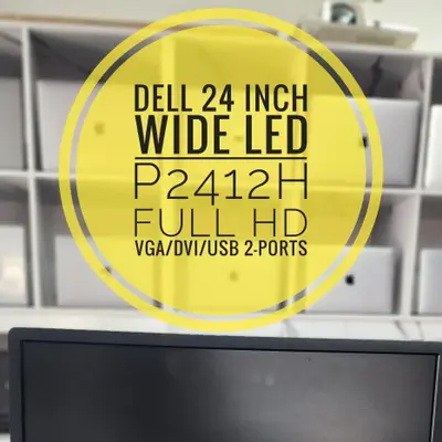 Buy DELL 24 INCH WIDE-LED P2412H FULL HD online at best price