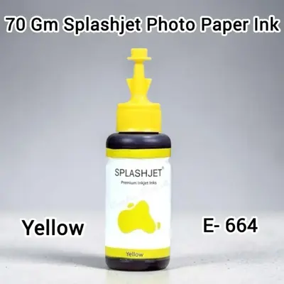 SPLASHJET 70 GM PHOTO PAPER INK E-664- YELLOW at best price