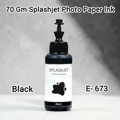 SPLASHJET 70 GM PHOTO PAPER INK E-673- BLACK at best price