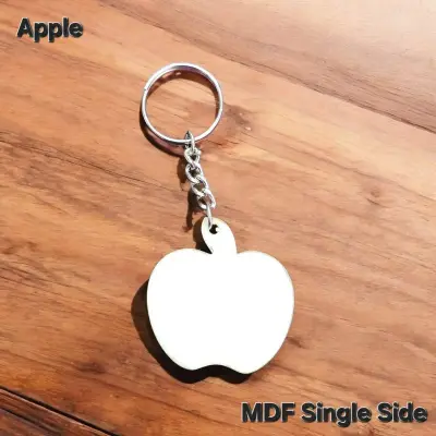 MDF SINGLE SIDE KEYCHAIN APPLE online | Creative Products