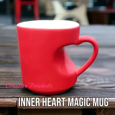 IMPORTED INNER CUT MAGIC MUG RED | best price