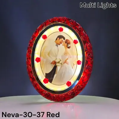 RESIN OVAL NEVA LED FRAME 30-37 RED online|Creative Products