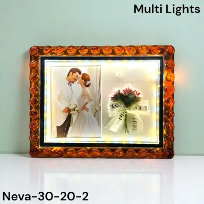 RESIN RECTANGLE NEVA LED FRAME30-20-02 5X7|Creative Products