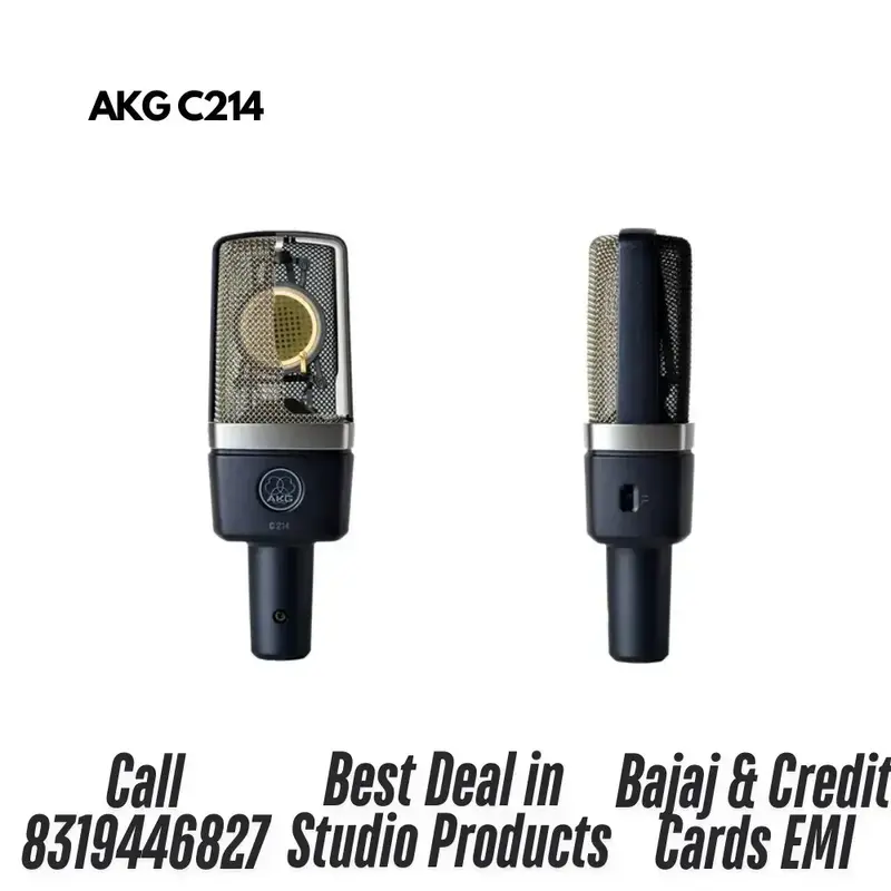 AKG C214① AKG C214 Cardioid Condenser XLR Microphones (Grey) : Amazon.in