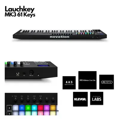 Buy Novation Launchkey 61 MK3 MIDI Controller - RDX Music Store
