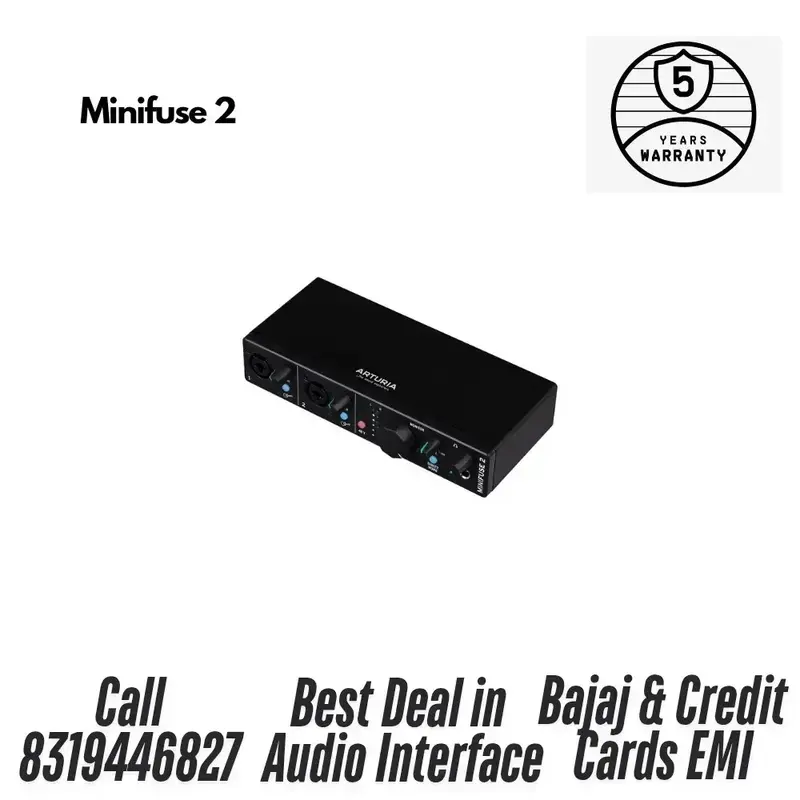 DTM・DAW arturia minifuse2 black Arturia MiniFuse 2 (Black) – The Inventory