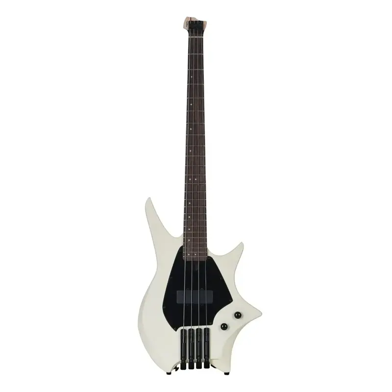 Buy Hex NB300S Headless Bass Guitar 4 String SS Fret Ivory White