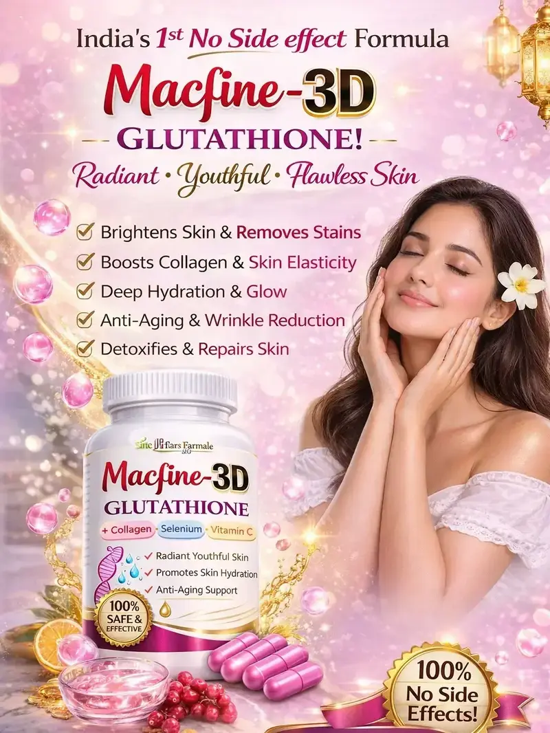 glutathione collagen side effects Glow Benefits And Buy MACFINE 3D GLOW THERAPY