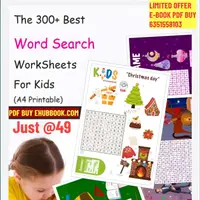 Buy 300 Plus Best Work Search Worksheet For Kids Pdf E Book online at ...