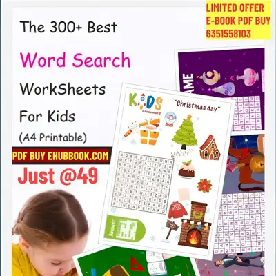 Buy 300 Plus Best Work Search Worksheet For Kids Pdf E Book online at ...