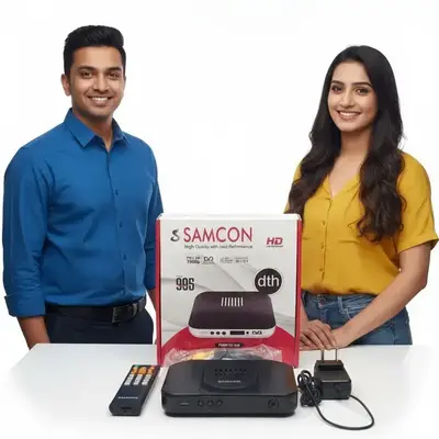 SAMCON MPEG-2 SD Box | 150+ TV Channels Free