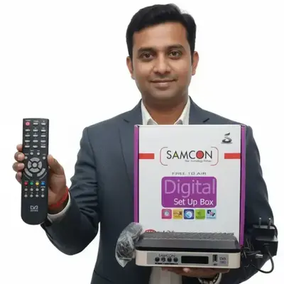 SAMCON Mpeg-4 HD Box | 150+ Free TV Channels