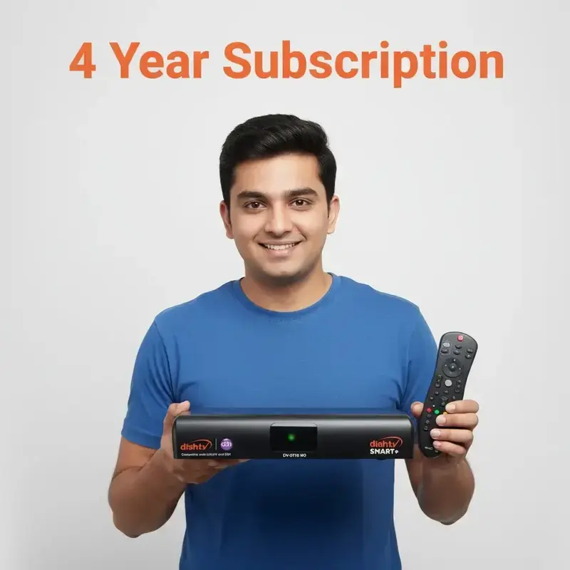 ”Live in Package”COMPLETE OF THE BEST Zing Super FTA Set Top Box | 300+ Channels | 4 Yr Pack