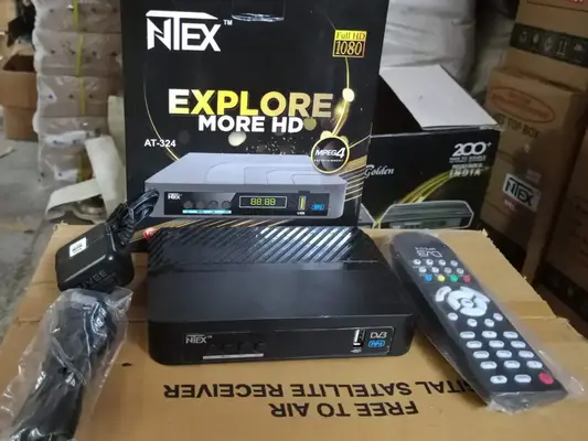 NTEX MPEG-4 Set Top Box | 150+ Full HD TV Channels