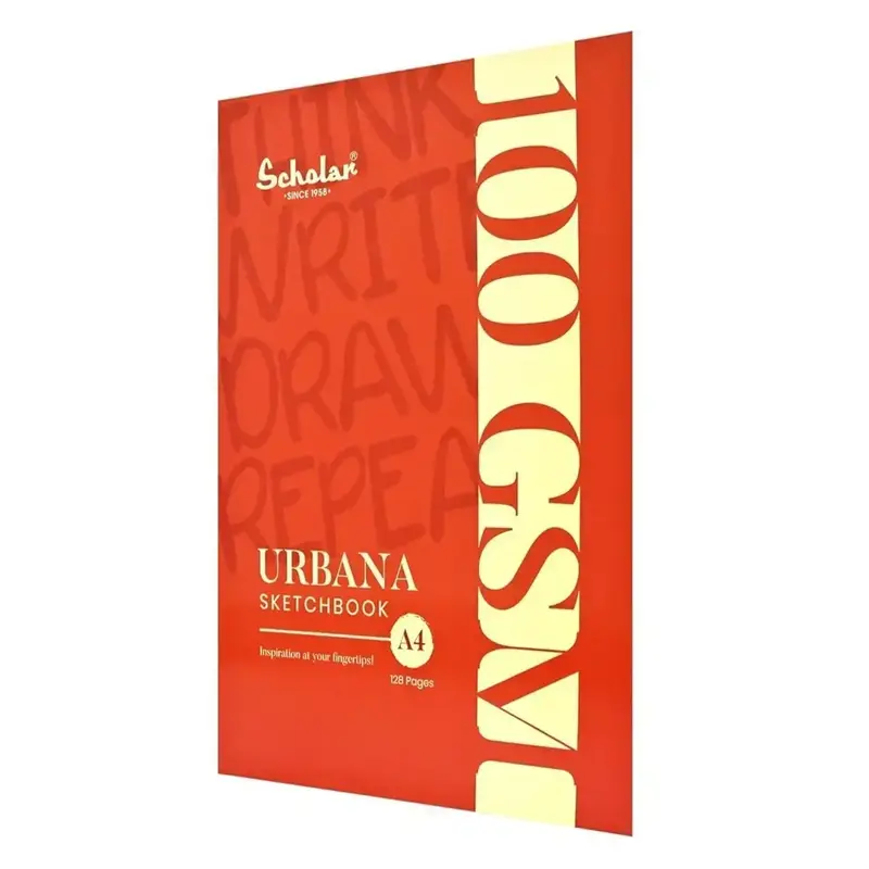 Buy Scholar Urbana A4 Sketchbook 100 GSM - Assorted online at best
