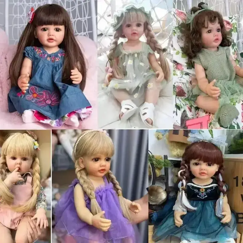 Buy Full Silicone Body Reborn Baby Girl Doll Toy Princess Doll