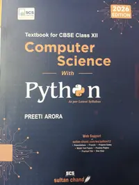 Buy Computer Science with Python: CBSE Class 12th (2025 - 26 Session ...
