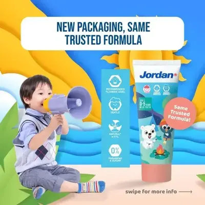 Jordan Step (0-5 Years Old) Milk Teeth Kid Toothpaste