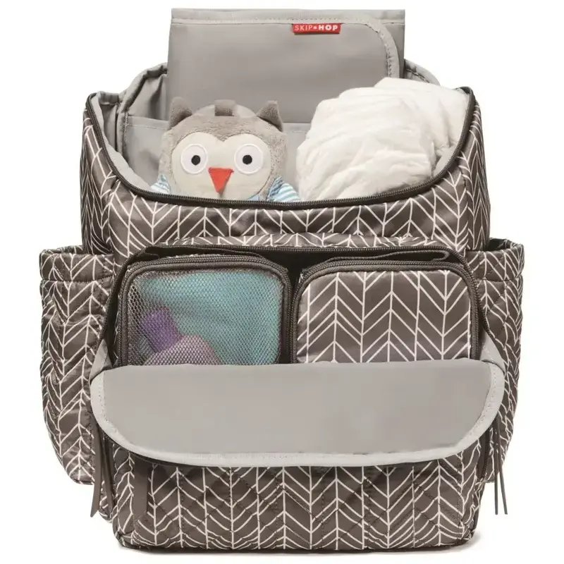 Skip Hop Forma Backpack Diaper Bag (Grey Feather)