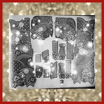 Image Bridal Henna stencil