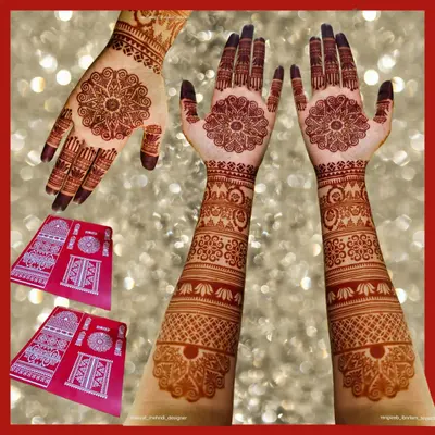 Image Bridal Stencil Front Side
