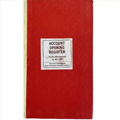 Account Opening Registers