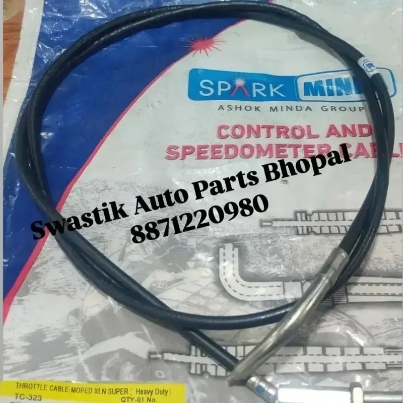 Buy TC 323 THROTTLE CABLE MOPED XLN SUPER HEAVY DUTY SPARK MINDA
