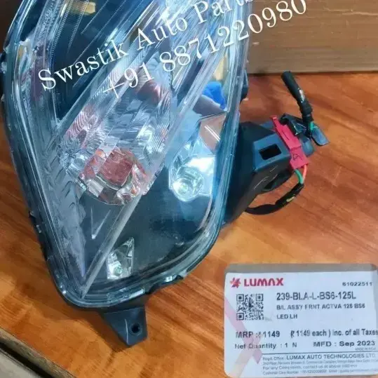 Buy 239BLALBS6125L Front Indicator Blinker Assembly Honda Activa