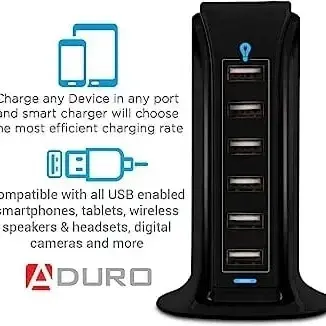 Buy PORT USB DESKTOP CHARGER TOWER online at best price MEHTA