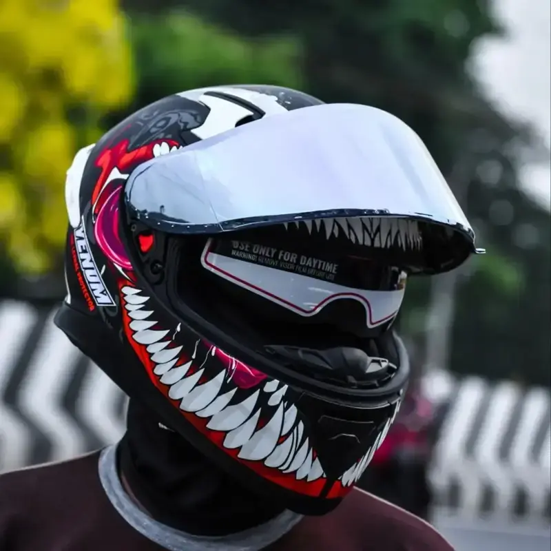 Bike Helmet Sticker Venom Helmet Design Buy AXOR APEX MARVEL VENOM