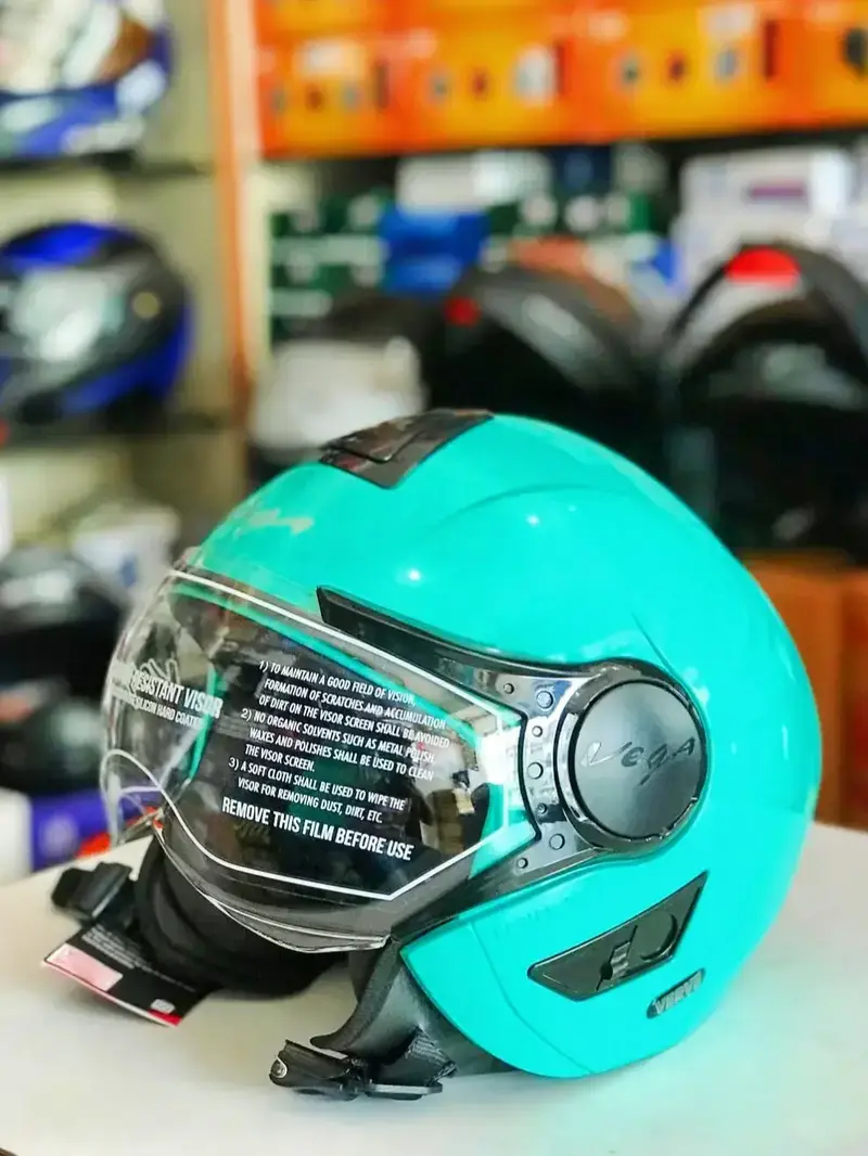 Buy Vega open face helmet verve aster blaze cruiser mint online at