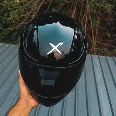 Buy AXOR BLACK GLOSSY HELMET online at best price THE HELMET BIN