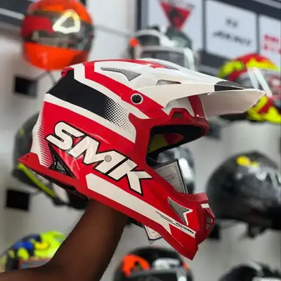 Buy Smk off road allterra x throttle tribou power red motocross