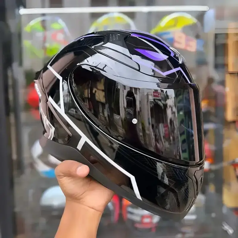 Buy Axor Black Panther prism deadpool Blue Helmet online at best