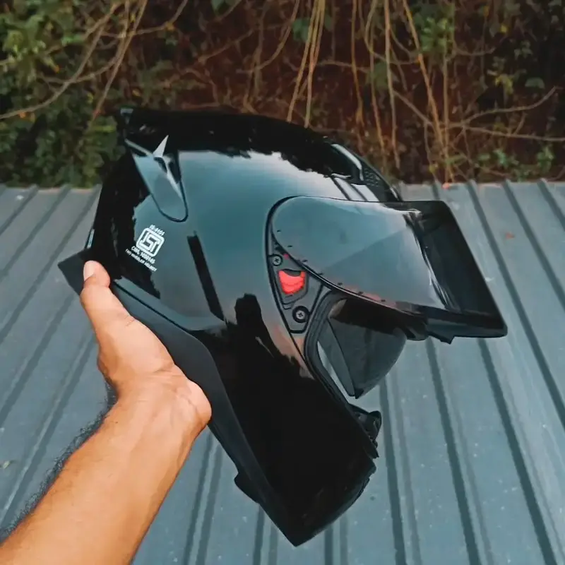 Buy AXOR BLACK GLOSSY HELMET online at best price THE HELMET BIN