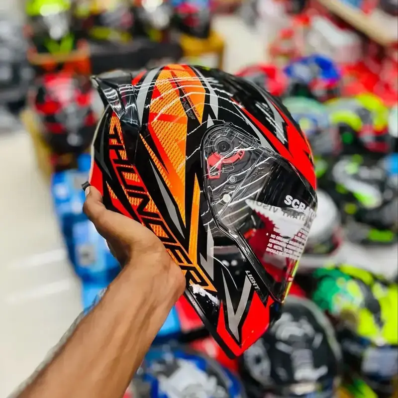 Motorcycle Studds Neon Helmet Buy Studds Thunder D2 Draken Decor