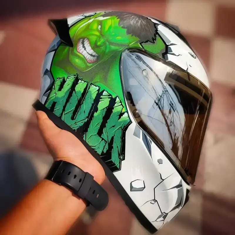Hjc Hulk Helmet Buy Vega Helmet Zap Sonic Bolt Marvel Hulk Captain