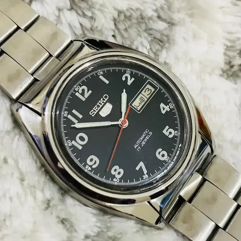 Buy Rare Original Seiko Automatic 17Jewels Date/Day Movement No