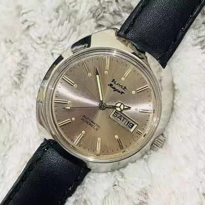 Kohinoor Watch Stainless Hmt Black Watch Buy VINTAGE HMT RAJAT