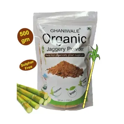 Buy Organic Jaggery Powder | 500g | BookMyOrganics