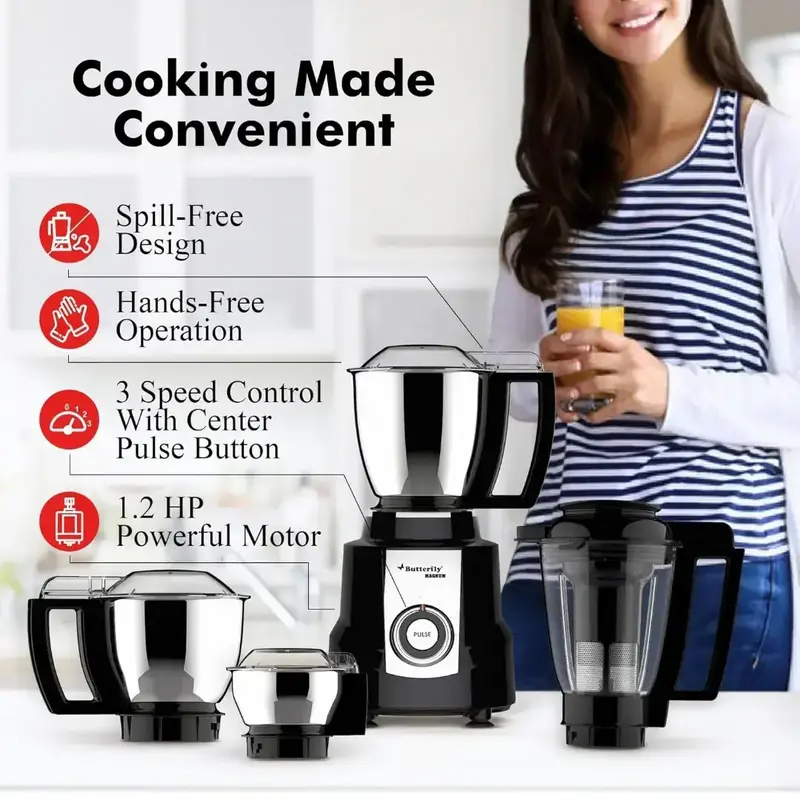 Juicer Mixer Butterfly Stallion Mixer Grinder 750 Watts Buy